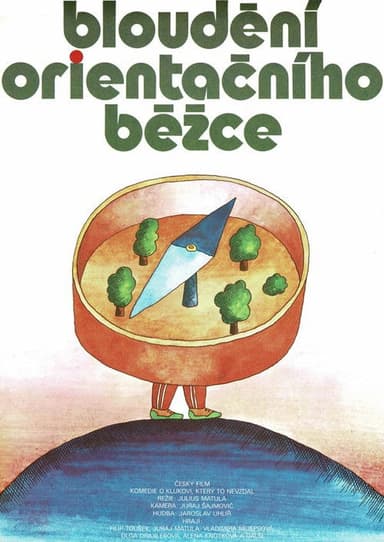 Bloudění orientačního běžce poster