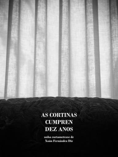 The curtains turn ten years old poster