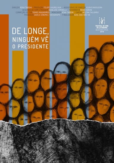 From afar, no one sees the president poster