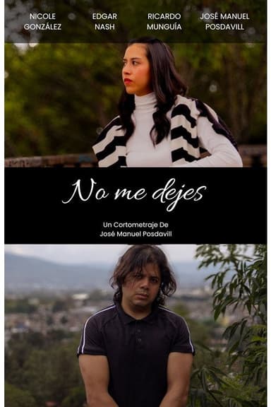 No me dejes poster