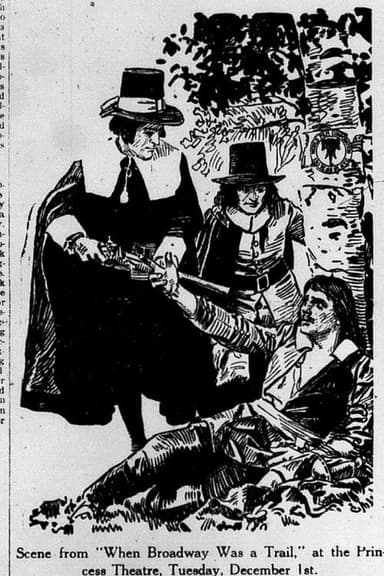 When Broadway Was a Trail poster