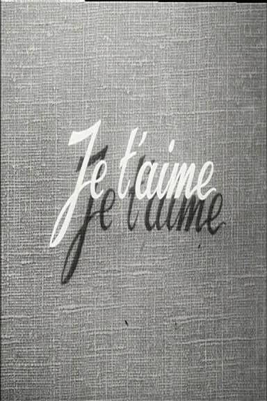 Je t'aime poster