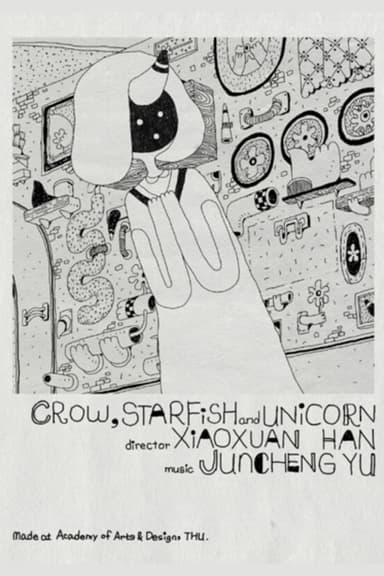 Crow, Starfish and Unicorn poster