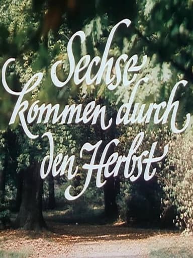 Sechse kommen durch den Herbst poster