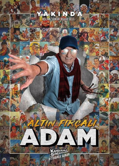 Altın Fırçalı Adam poster