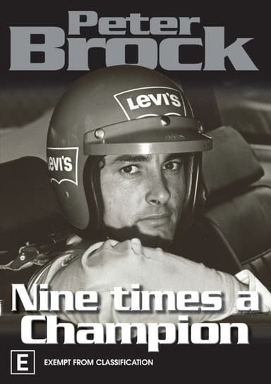 Peter Brock Nine Times A Champion poster