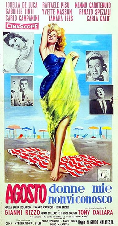 Agosto, donne mie non vi conosco poster