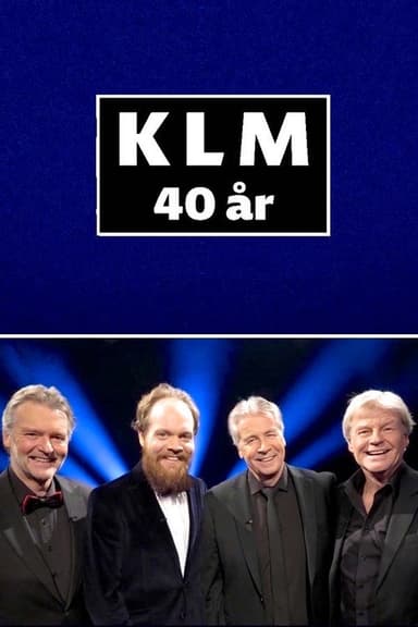 KLM 40 Years poster