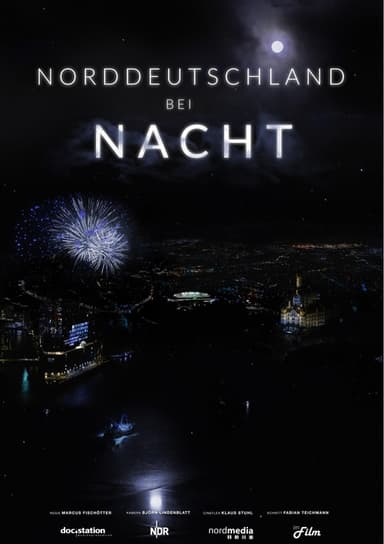 Norddeutschland bei Nacht poster