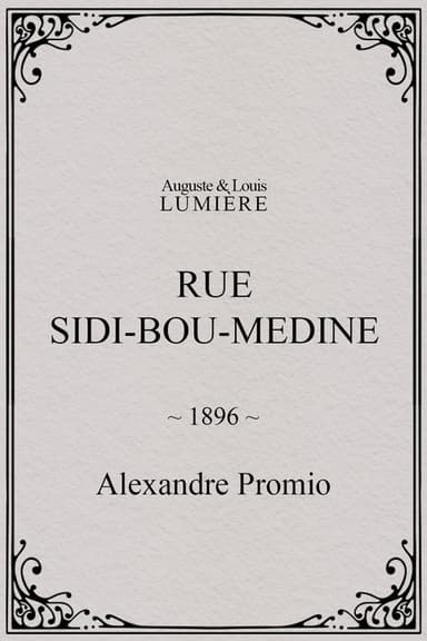 Rue Sidi-Bou-Medine poster