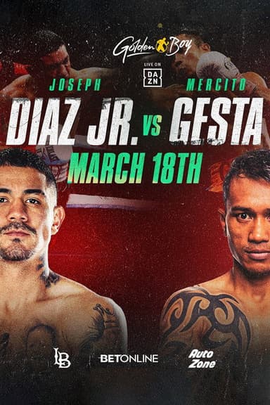 Joseph Diaz Jr vs. Mercito Gesta poster