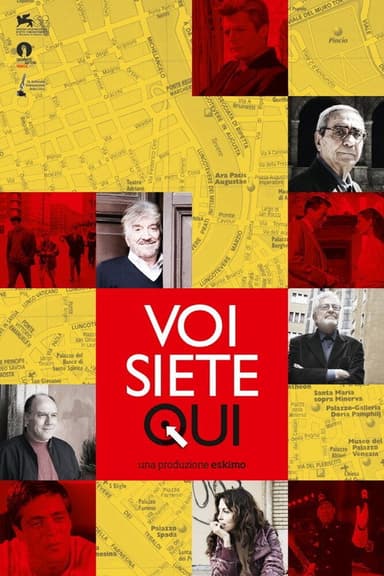 Voi siete qui poster