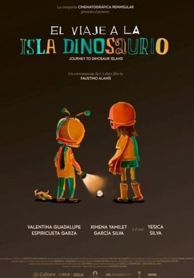 El viaje a la isla dinosaurio poster