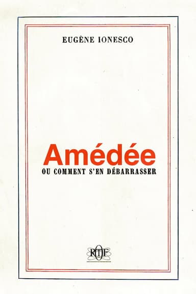 Amédée ou comment s'en débarrasser poster