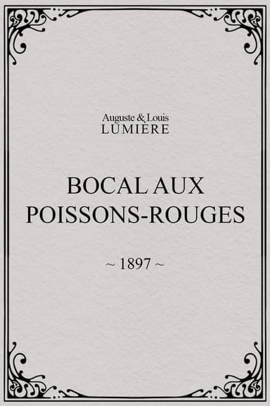 Bocal aux poissons rouges poster