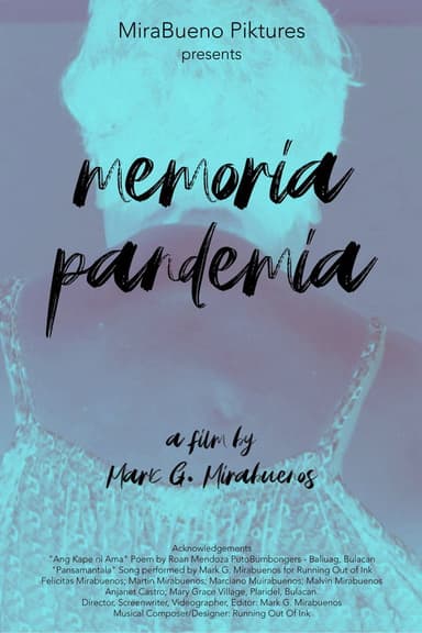 Memoria Pandemia poster