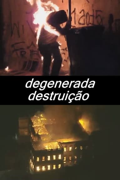 degenerada destruição poster