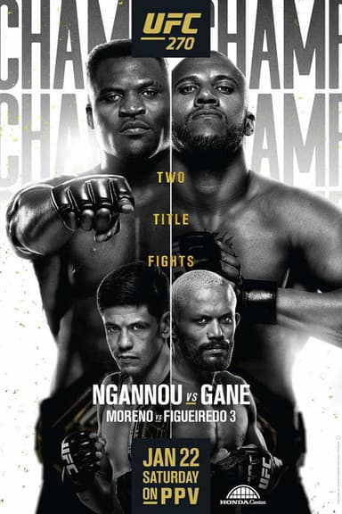 UFC 270: Ngannou vs. Gane poster