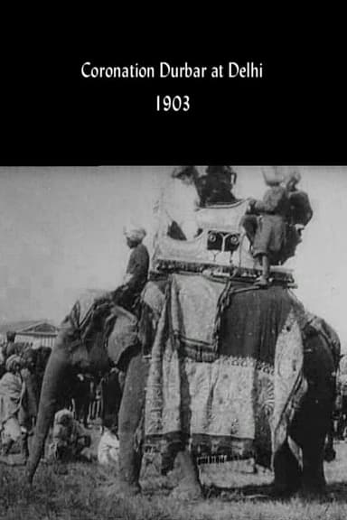 Coronation Durbar at Delhi poster