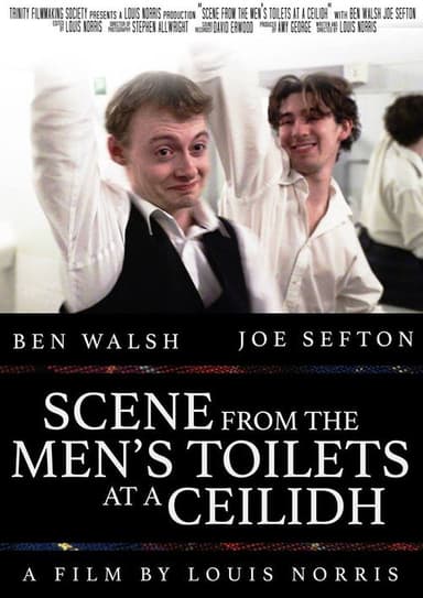 Scene from the Men's Toilets at a Ceilidh poster