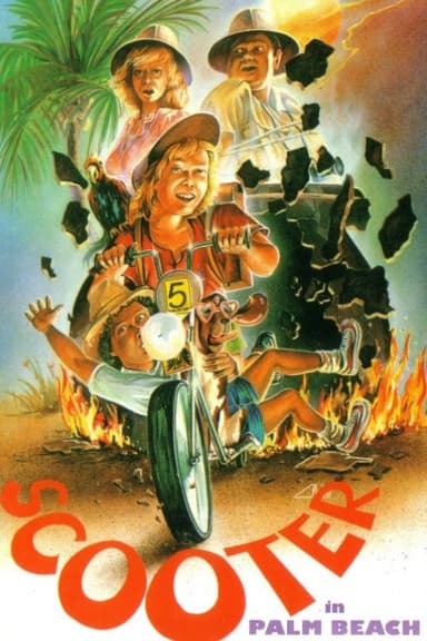 Scooter in Palm Beach poster