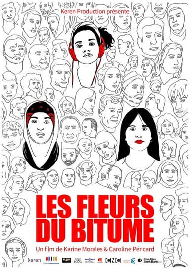 Les fleurs du bitume poster