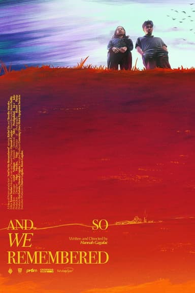 and so we remembered poster