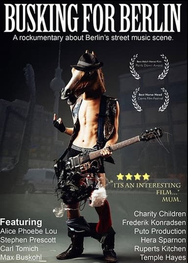 Busking for Berlin poster