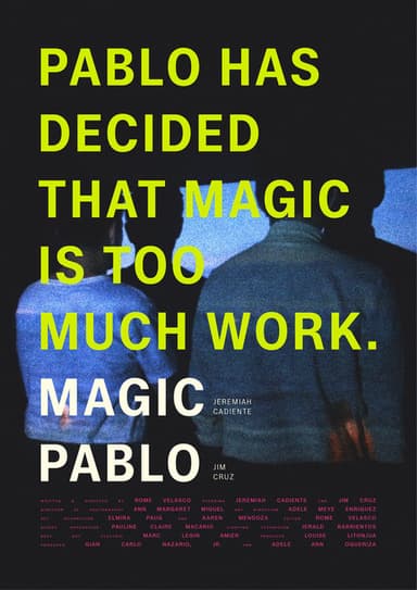 Magic Pablo poster