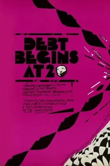 Debt Begins at 20 poster