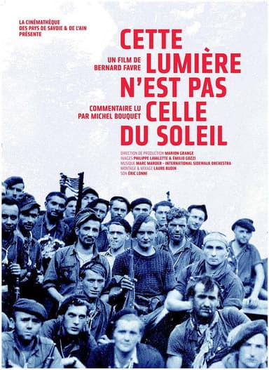 Cette lumière n'est pas celle du soleil poster