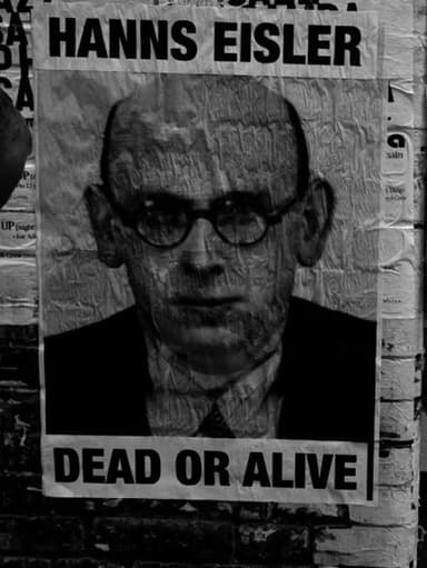 Wanted! Hanns Eisler poster