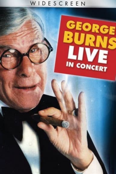 George Burns in Concert poster