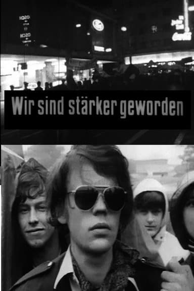 Wir sind stärker geworden poster