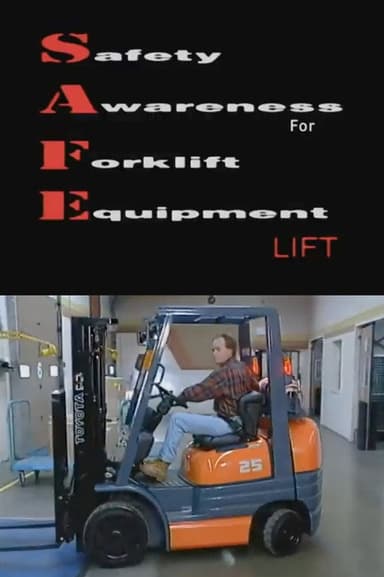 Safety Awareness for Forklift Equipment poster