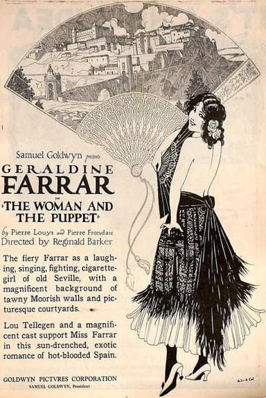 The Woman and the Puppet poster