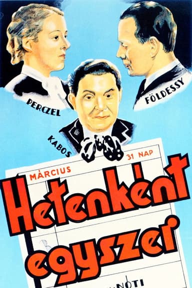 Hetenként egyszer láthatom poster