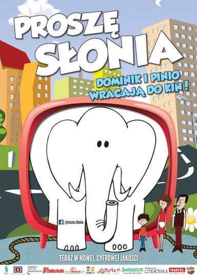 Proszę słonia poster