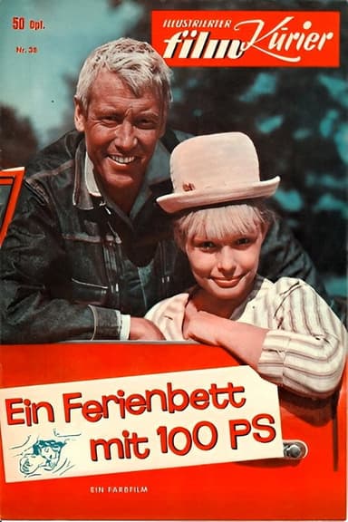 Ein Ferienbett mit 100 PS poster