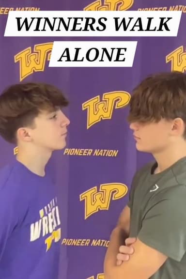 Winners Walk Alone poster