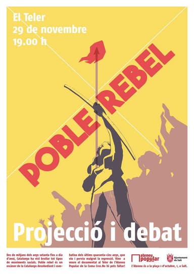 Poble rebel poster