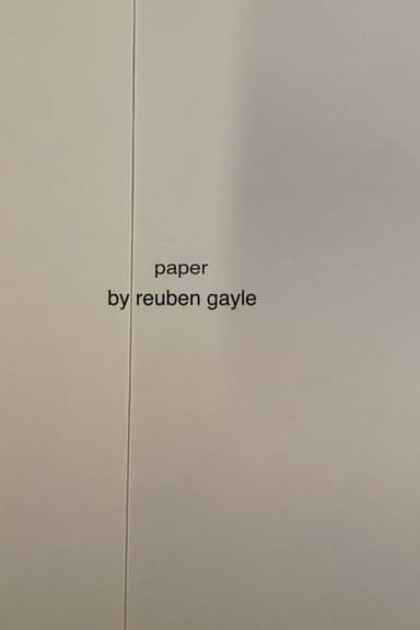 Paper poster