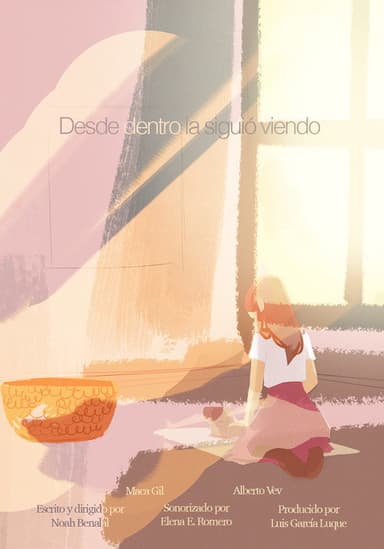 Desde dentro la siguió viendo poster