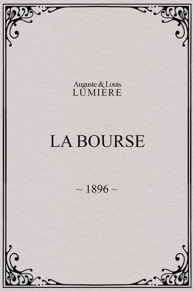 La Bourse poster