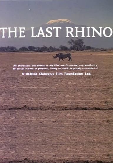 The Last Rhino poster