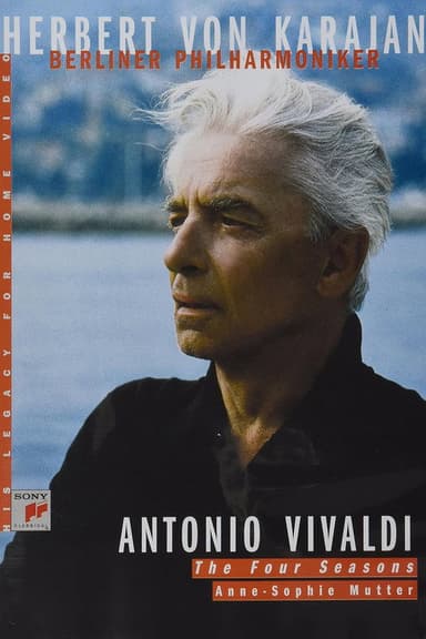 Vivaldi - The Four Seasons / Von Karajan, Mutter, Berlin Philharmonic poster