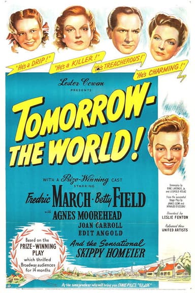 Tomorrow, the World! poster