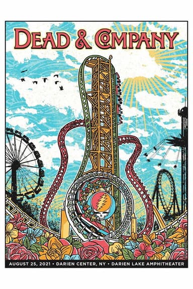 Dead & Company: 2021-08-25 Darien Lake Amphitheater, Darien Center, NY poster