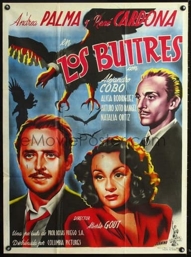 Los buitres sobre el tejado poster