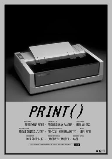 Print () poster